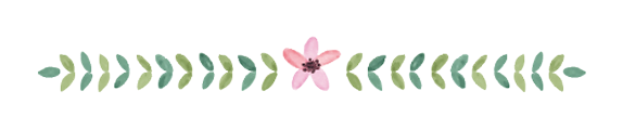 花と葉のイラスト